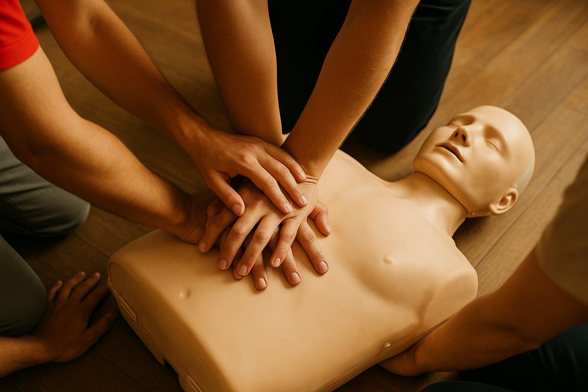 80% de pratique sur mannequin RCP